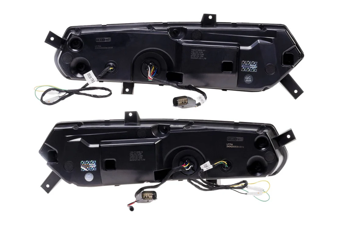 2014-2019 C7 Corvette Red Smoked XB LED Tail Lights Assemblies - Image 15