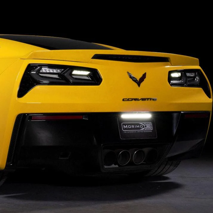 2014-2019 C7 Corvette Red Smoked XB LED Tail Lights Assemblies - Image 4