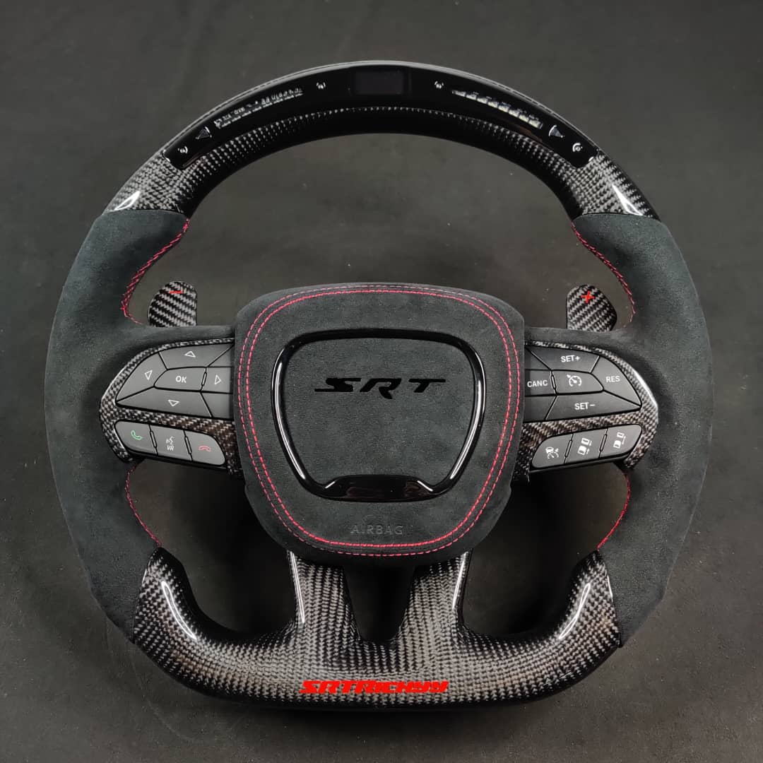 2015-2023 Chrysler 300 Custom Carbon Fiber Steering Wheel - Image 20