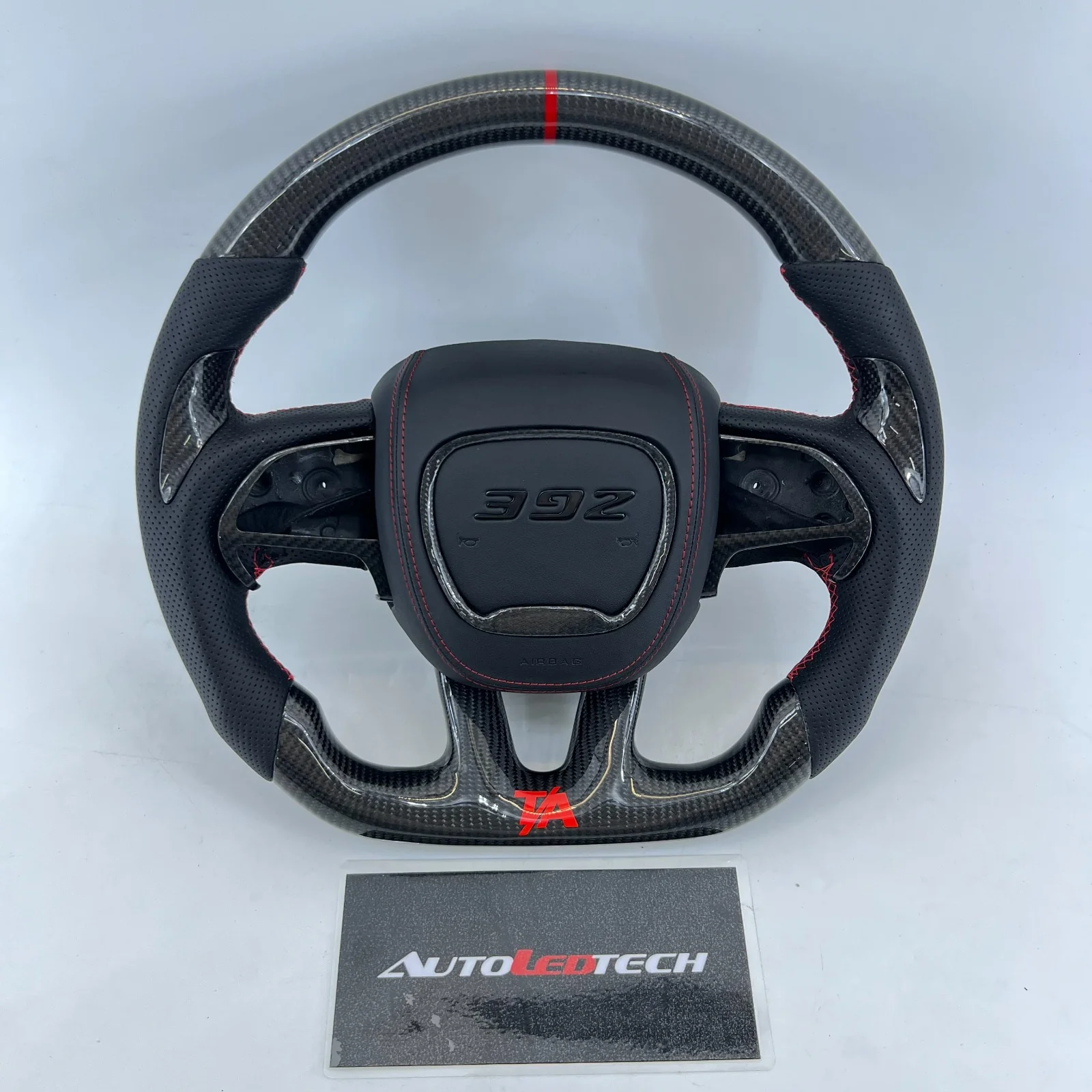 2015-2023 Dodge Charger Challenger Custom Carbon Fiber LED Steering Wheel - Image 48