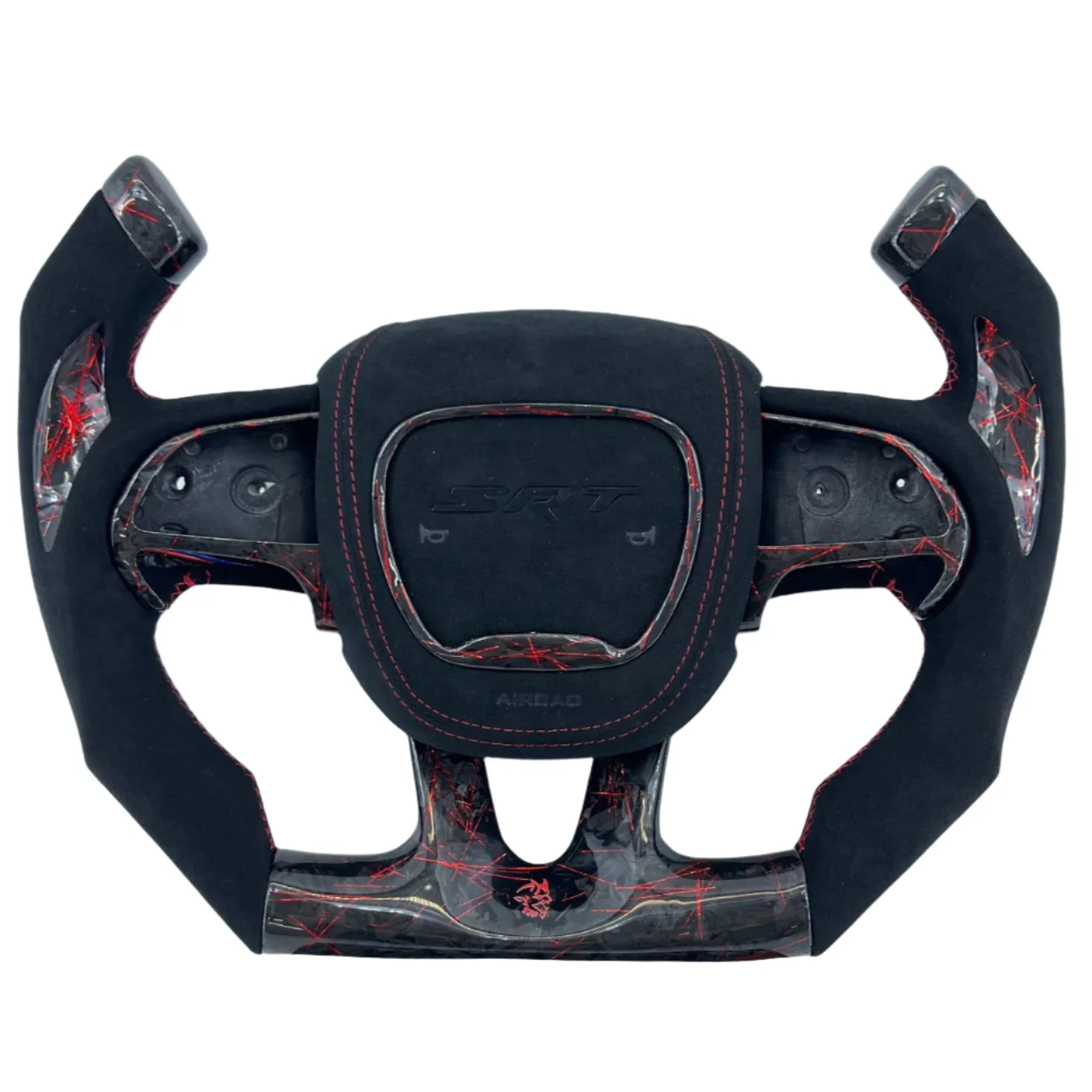 2015-2023 Dodge Charger Challenger Custom Carbon Fiber LED Steering Wheel - Image 25
