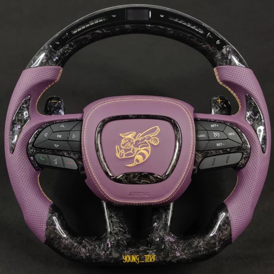 2015-2023 Chrysler 300 Custom Carbon Fiber Steering Wheel - Image 22