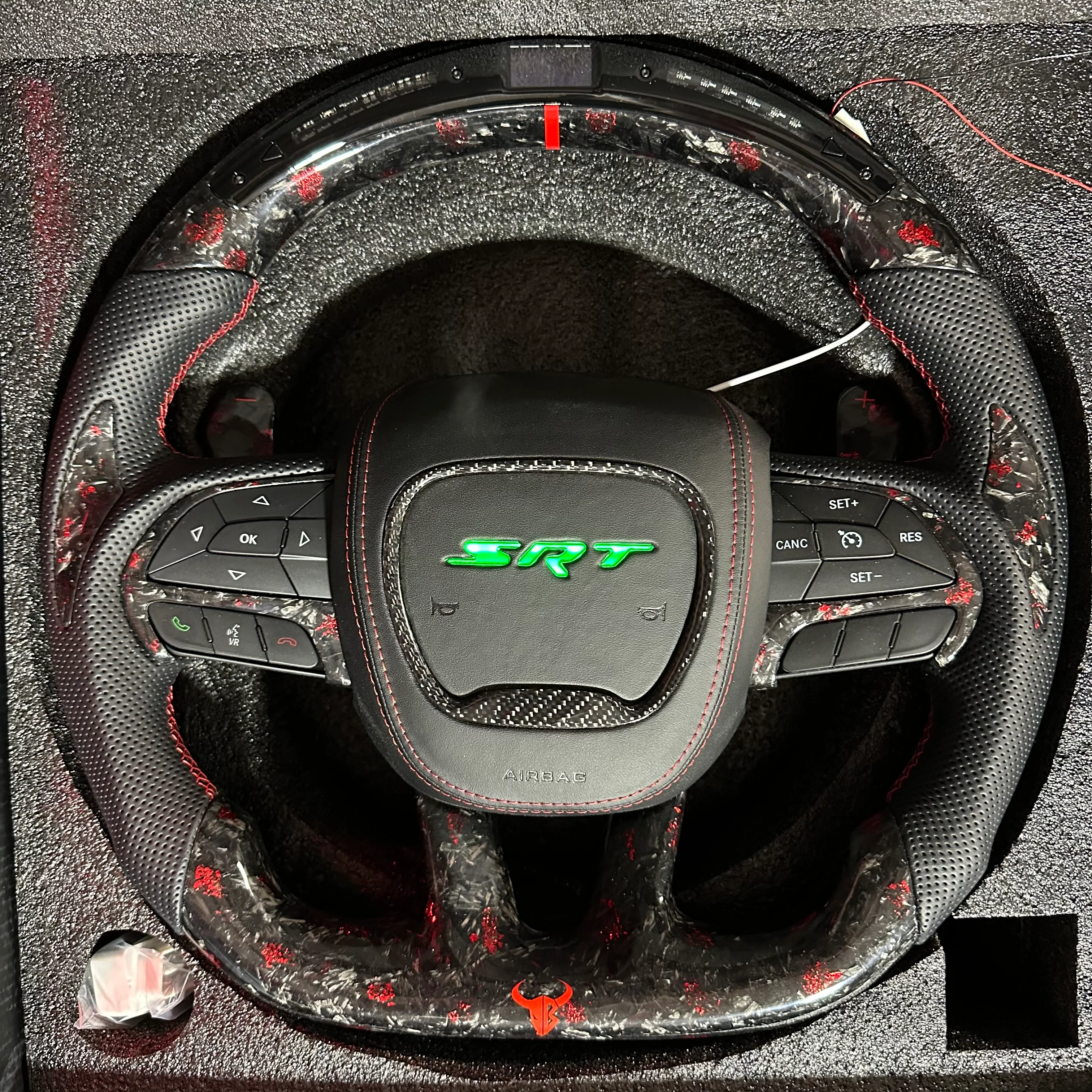 2015-2023 Chrysler 300 Custom Carbon Fiber Steering Wheel - Image 27