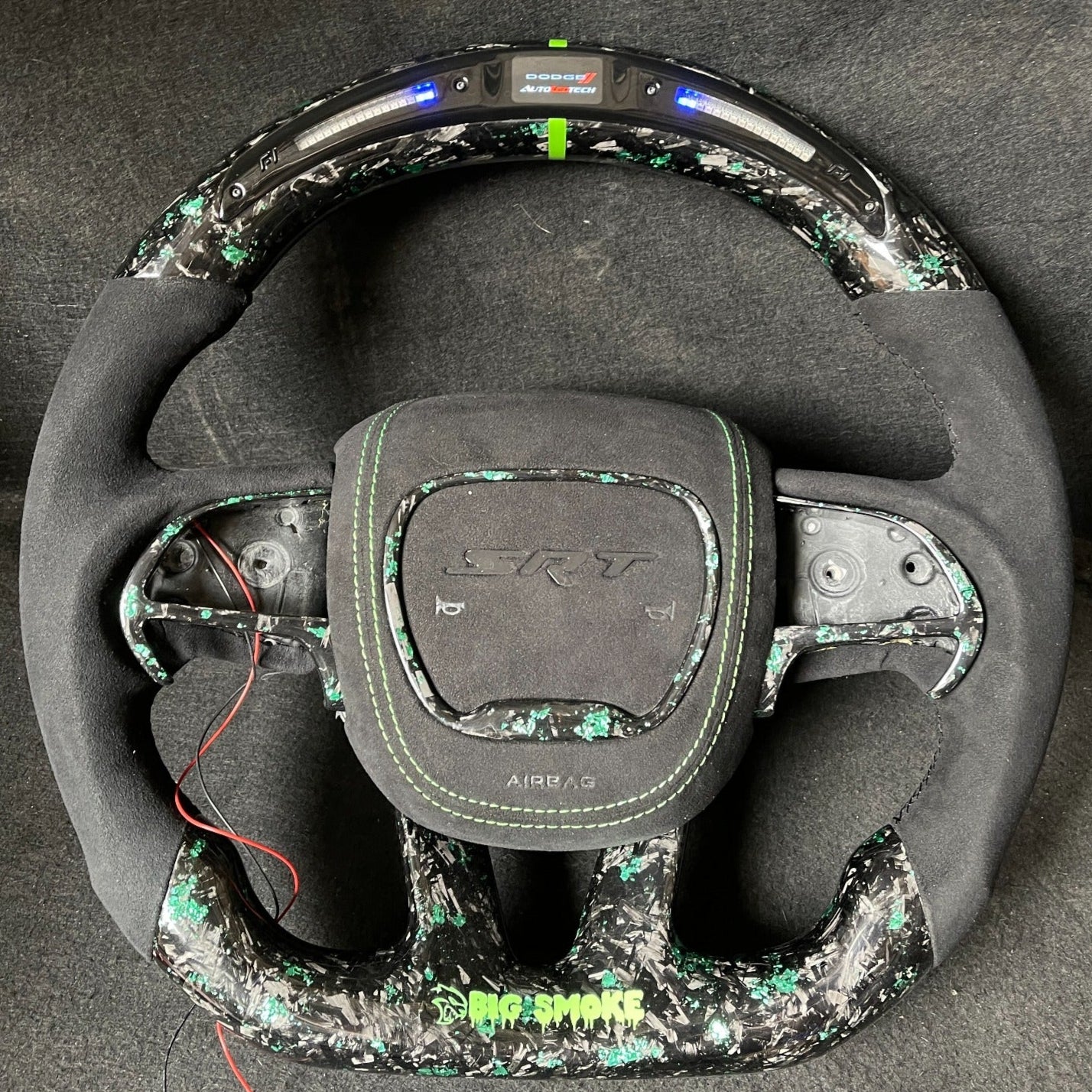 2015-2023 Dodge Charger Challenger Custom Carbon Fiber LED Steering Wheel - Image 97