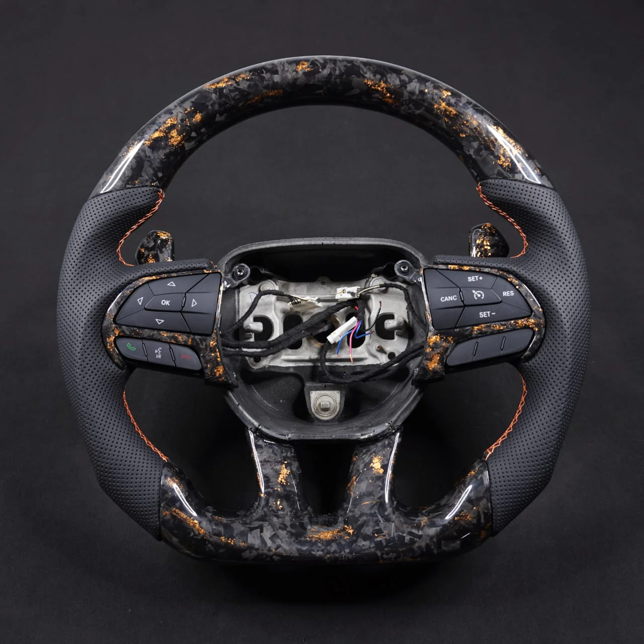 2015-2023 Chrysler 300 Custom Carbon Fiber Steering Wheel - Image 12