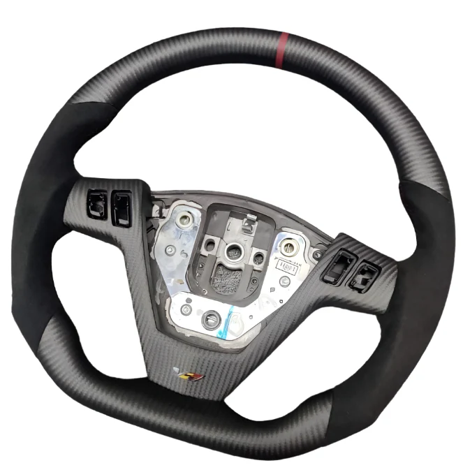 2003-2007 Cadillac CTS XLR STS Carbon Fiber Steering Wheel - Image 4