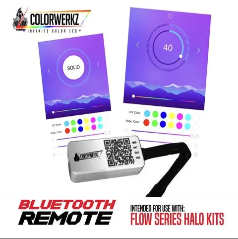 2005-2009 Ford Mustang RGBW Color-Chasing LED Halo Headlights (Flow Series) - Image 10