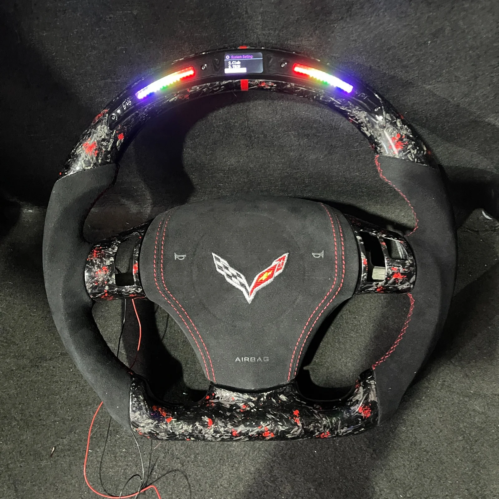 2006-2013 C6 Corvette Custom Carbon Fiber Steering Wheel - Image 19