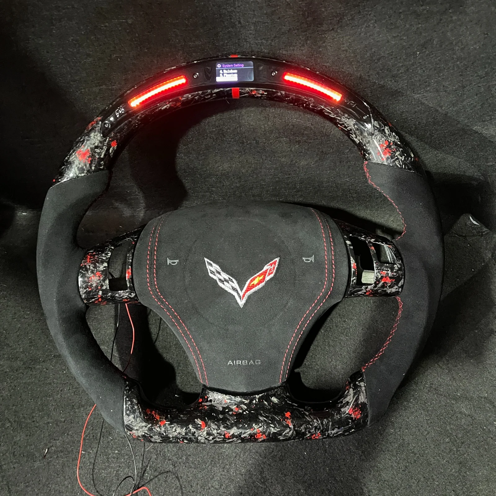 2006-2013 C6 Corvette Custom Carbon Fiber Steering Wheel - Image 20