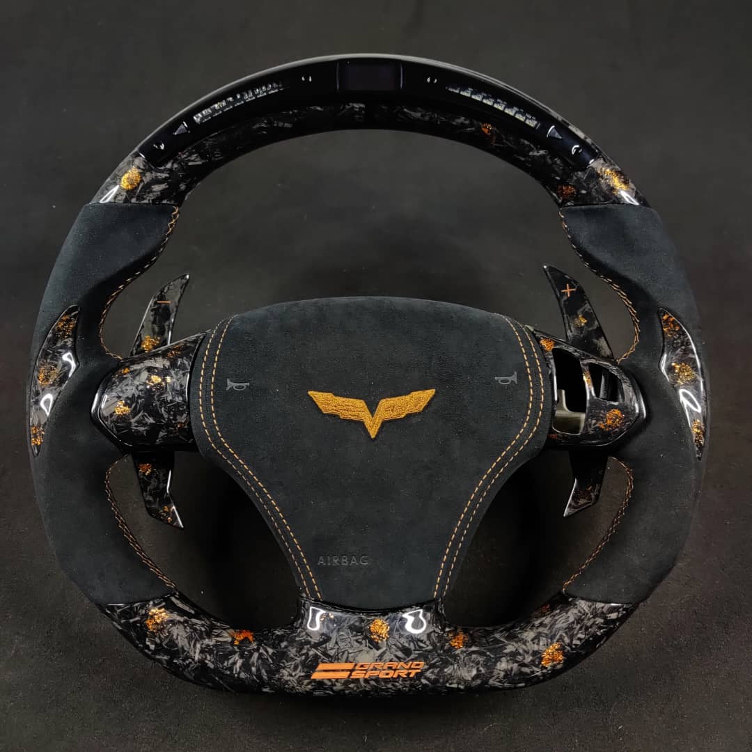 2006-2013 C6 Corvette Custom Carbon Fiber Steering Wheel - Image 25