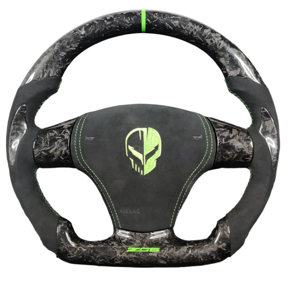 2006-2013 C6 Corvette Custom Carbon Fiber Steering Wheel - Image 3
