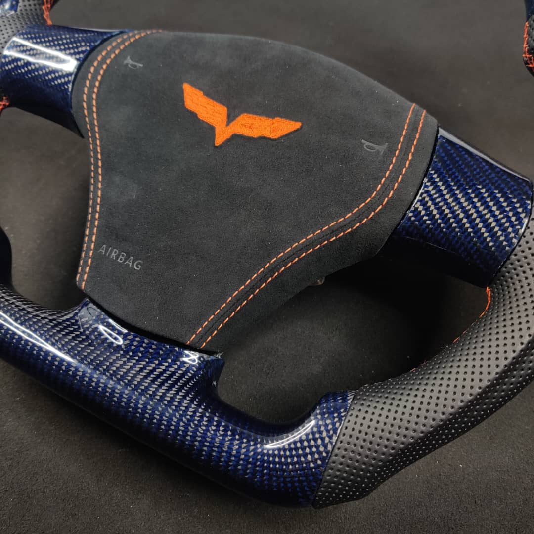 2006-2013 C6 Corvette Custom Carbon Fiber Steering Wheel - Image 39