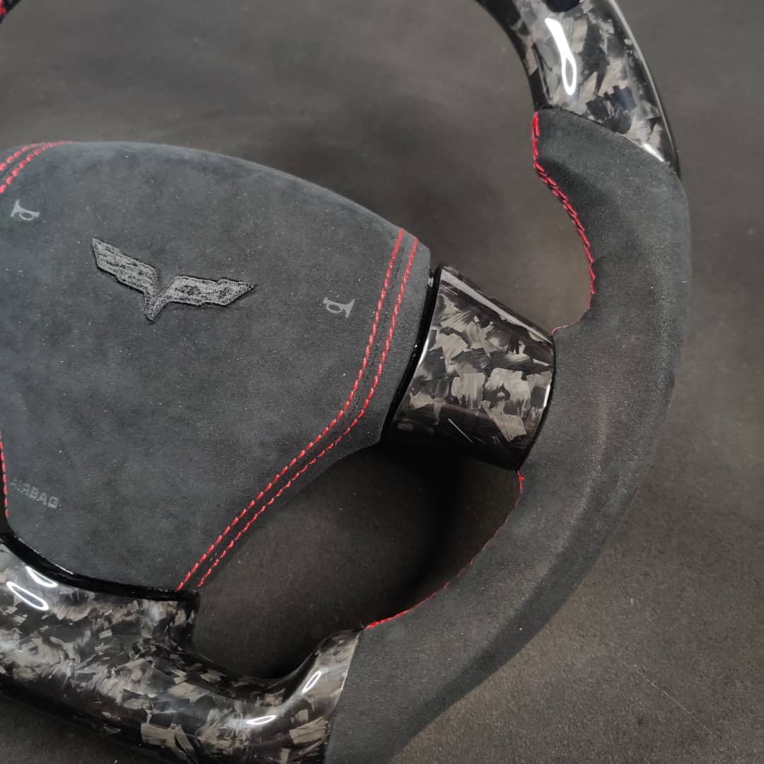 2006-2013 C6 Corvette Custom Carbon Fiber Steering Wheel - Image 41