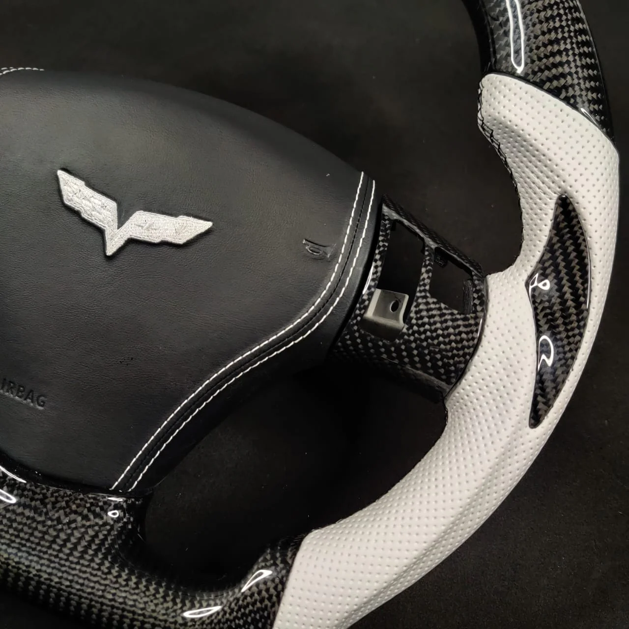 2006-2013 C6 Corvette Custom Carbon Fiber Steering Wheel - Image 42
