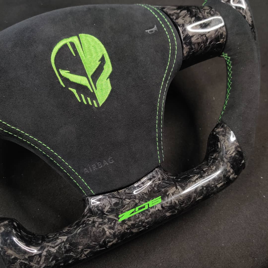 2006-2013 C6 Corvette Custom Carbon Fiber Steering Wheel - Image 43