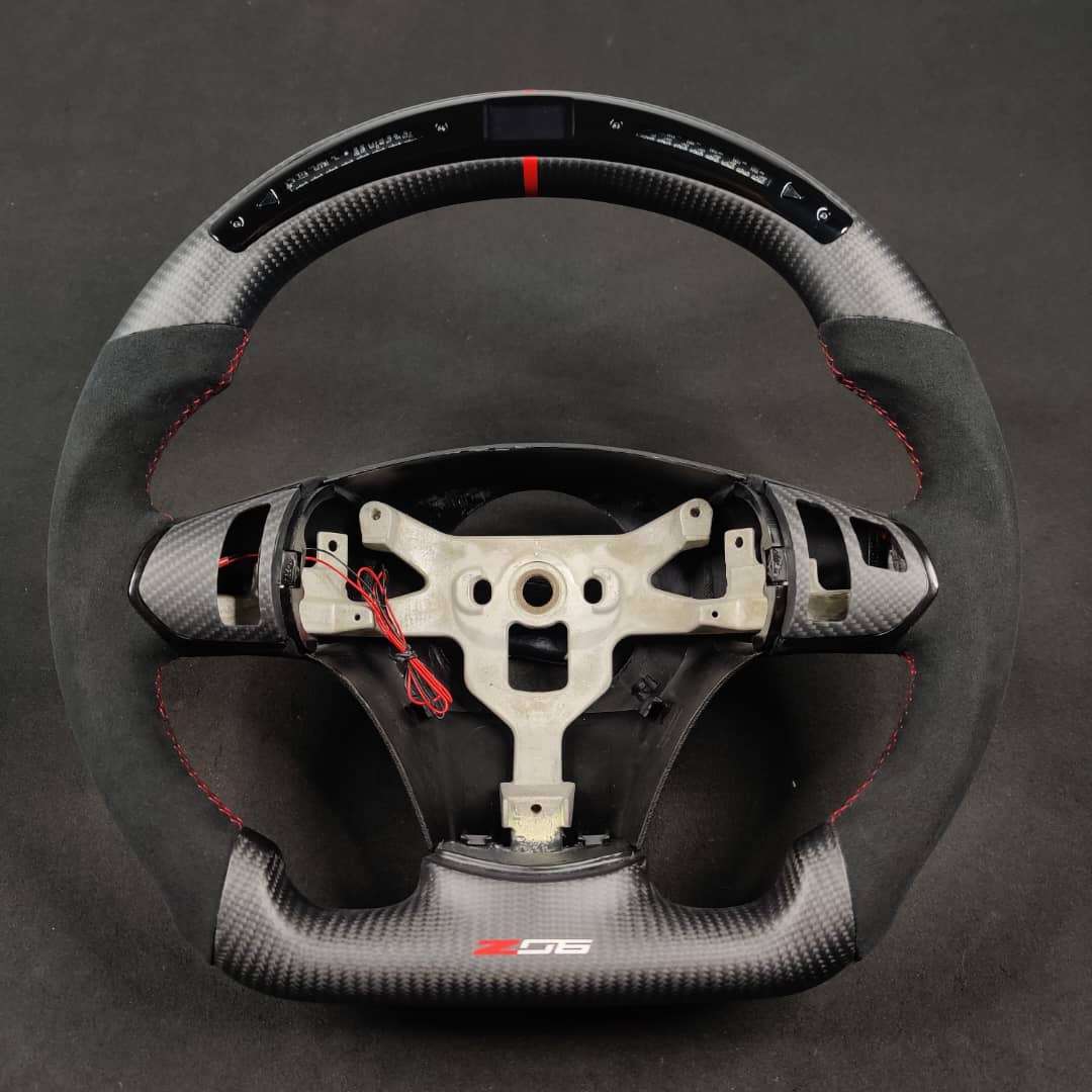 2006-2013 C6 Corvette Custom Carbon Fiber Steering Wheel - Image 46