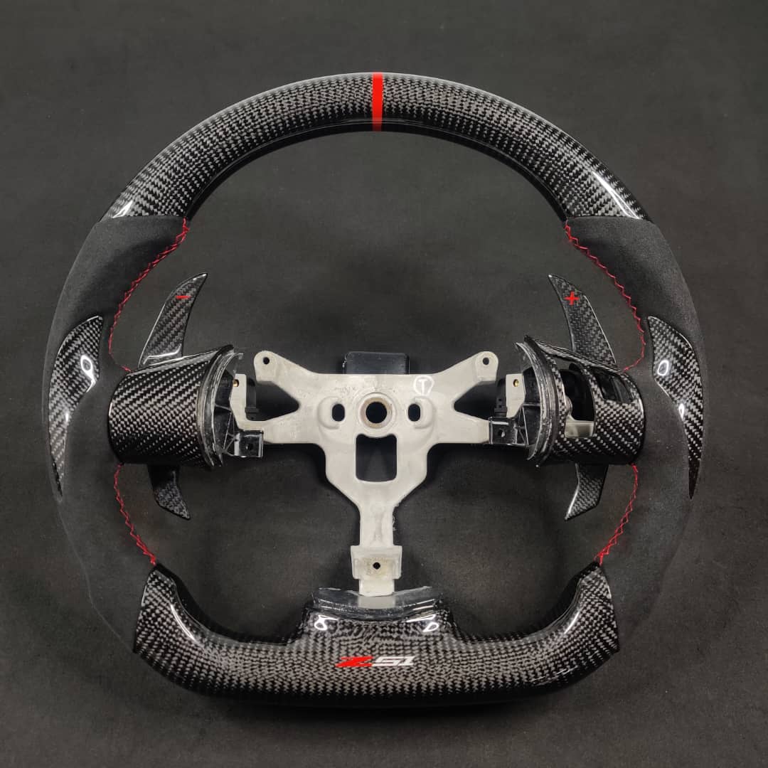 2006-2013 C6 Corvette Custom Carbon Fiber Steering Wheel - Image 50