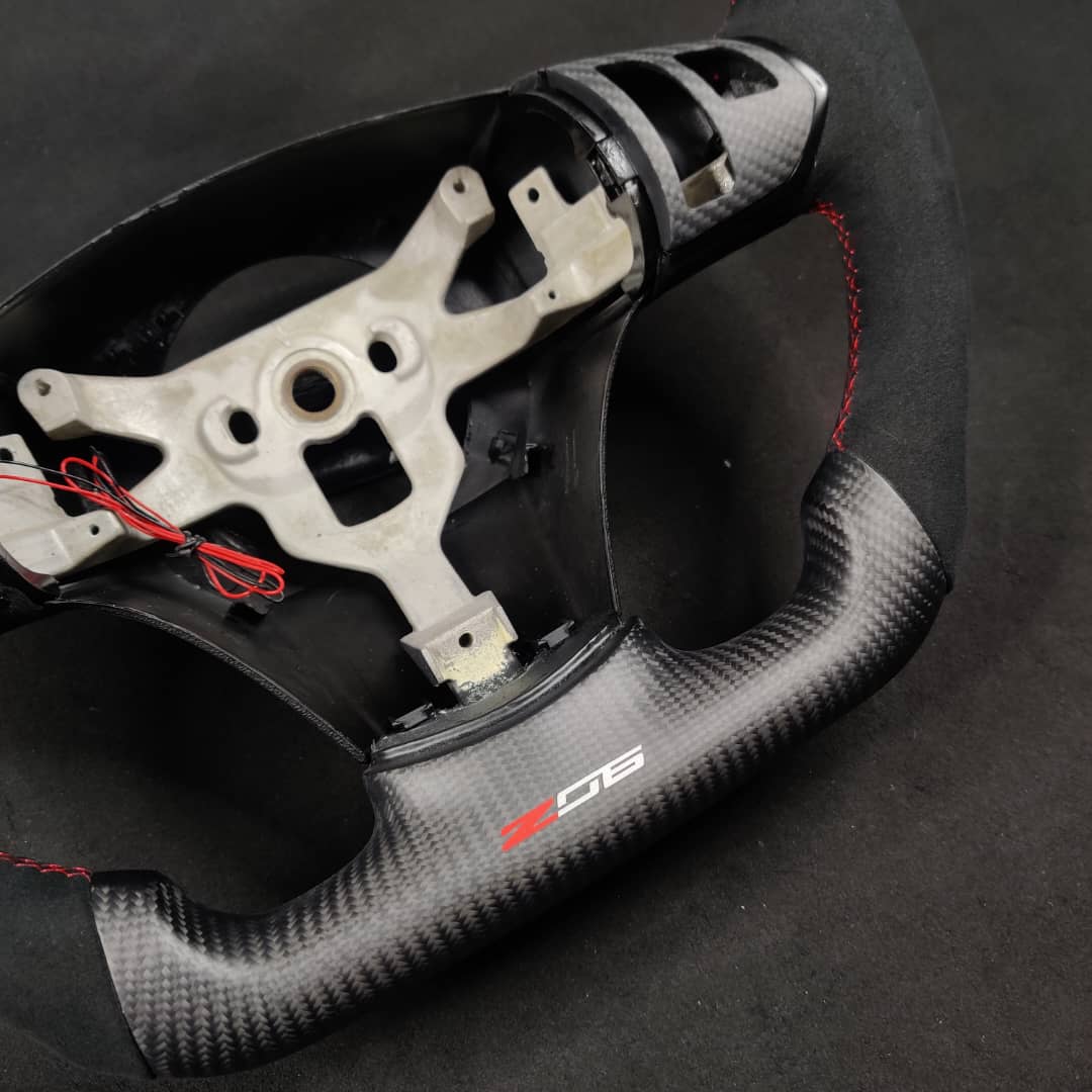 2006-2013 C6 Corvette Custom Carbon Fiber Steering Wheel - Image 62