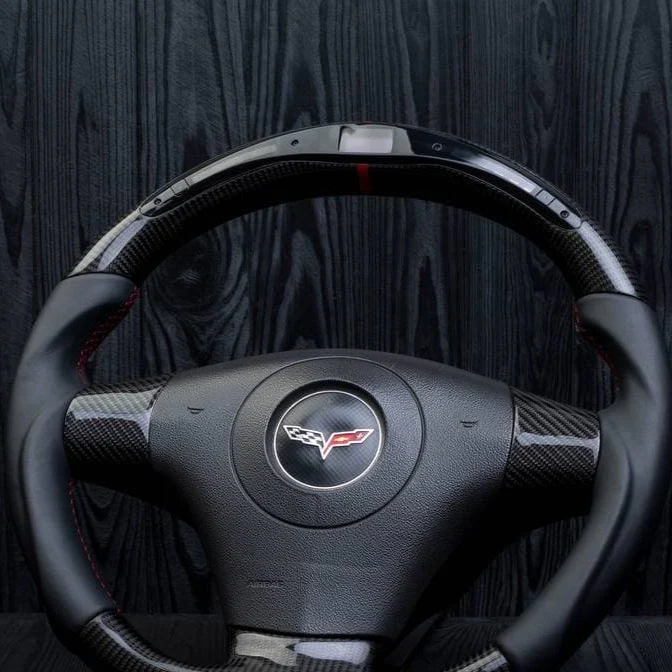 2006-2013 C6 Corvette Custom Carbon Fiber Steering Wheel - Image 77
