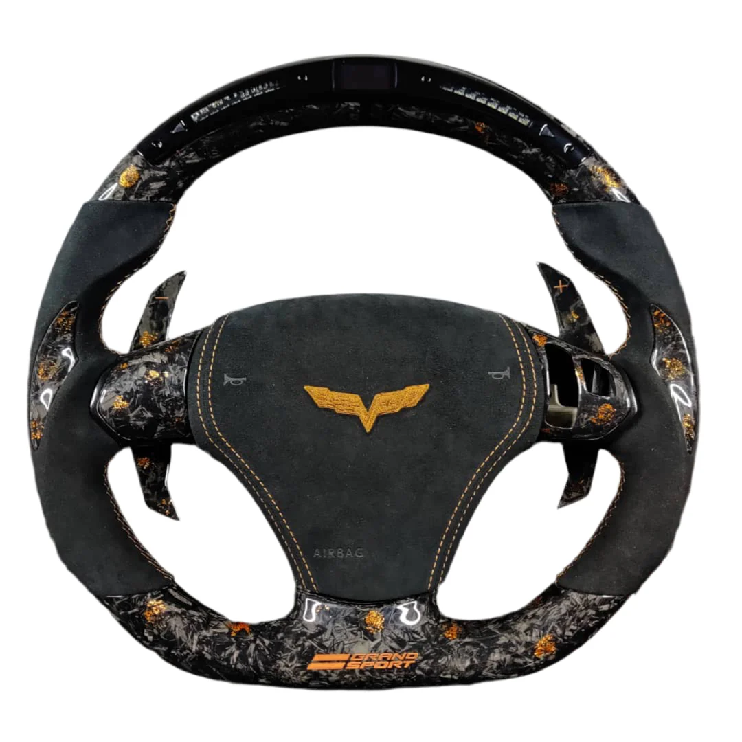 2006-2013 C6 Corvette Custom Carbon Fiber Steering Wheel - Image 8