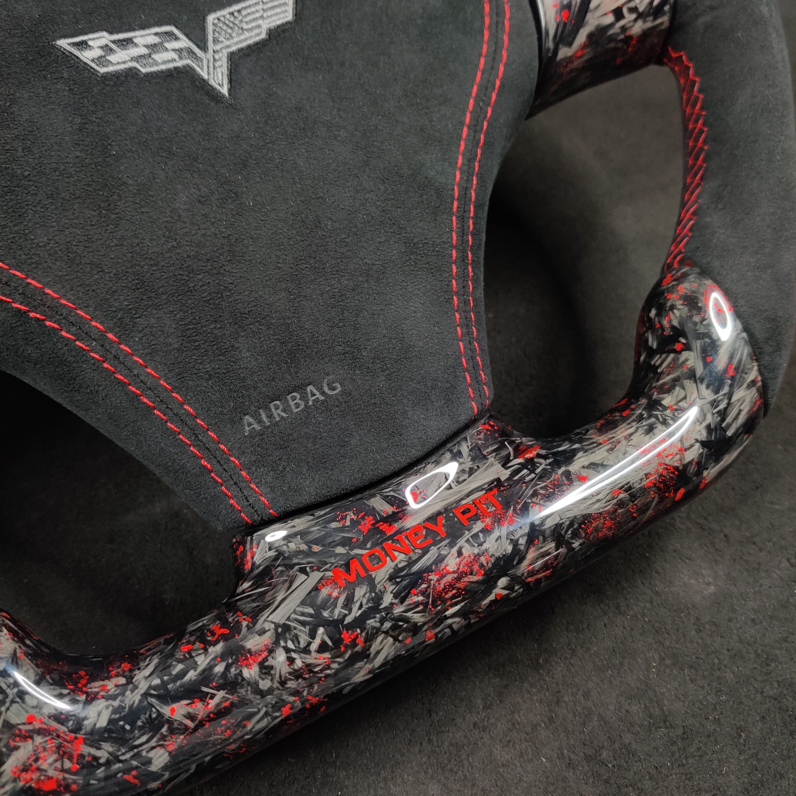 2006-2013 C6 Corvette Custom Carbon Fiber Steering Wheel - Image 87