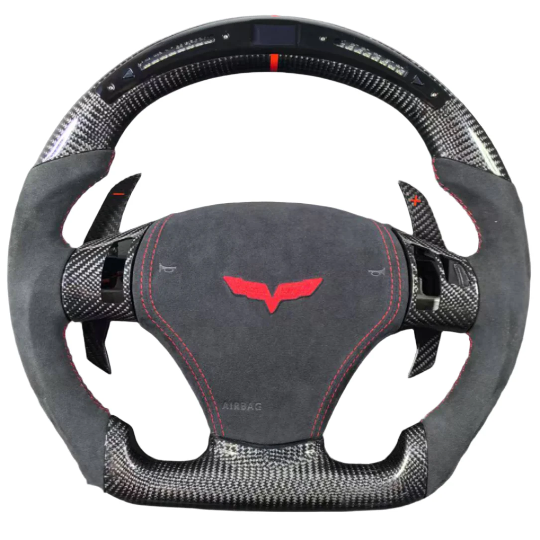 2006-2013 C6 Corvette Custom Carbon Fiber Steering Wheel - Image 9