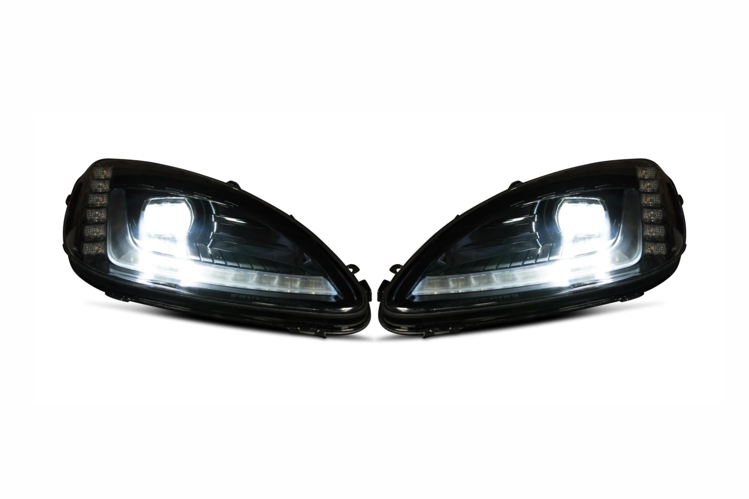 2005-2013 Chevrolet C6 Corvette LED DRL Projector Headlights C7 Style - Image 15