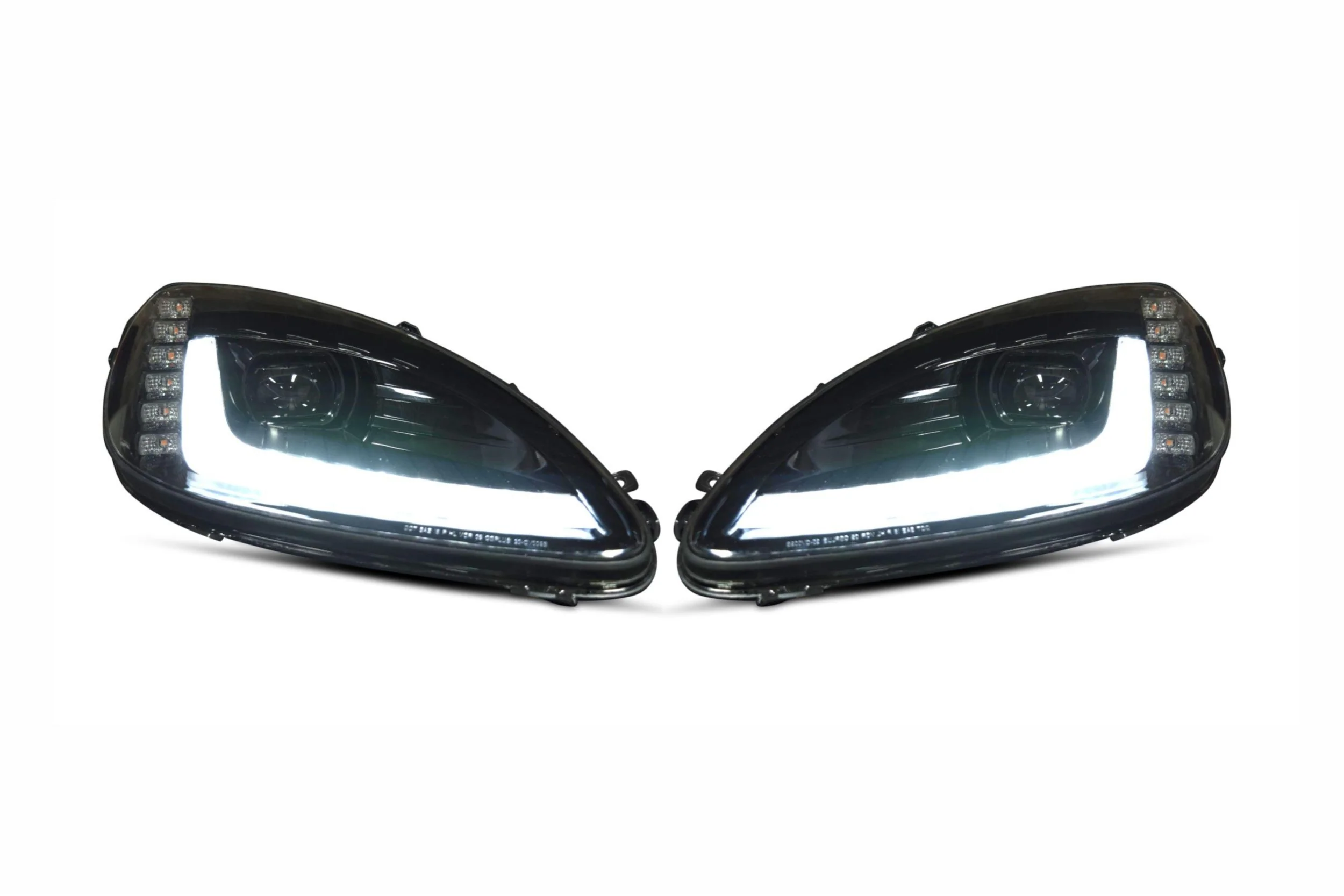 2005-2013 Chevrolet C6 Corvette LED DRL Projector Headlights C7 Style - Image 16