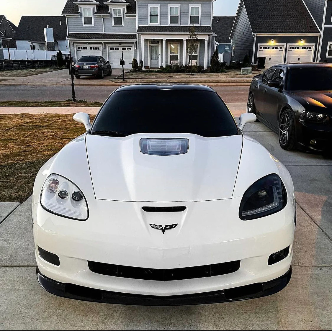 2005-2013 Chevrolet C6 Corvette LED DRL Projector Headlights C7 Style - Image 5