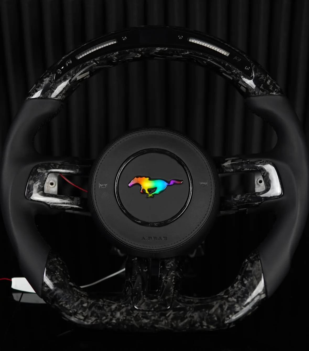 2005-2014 Ford Mustang RGB LED Custom Airbag Cover - Image 4