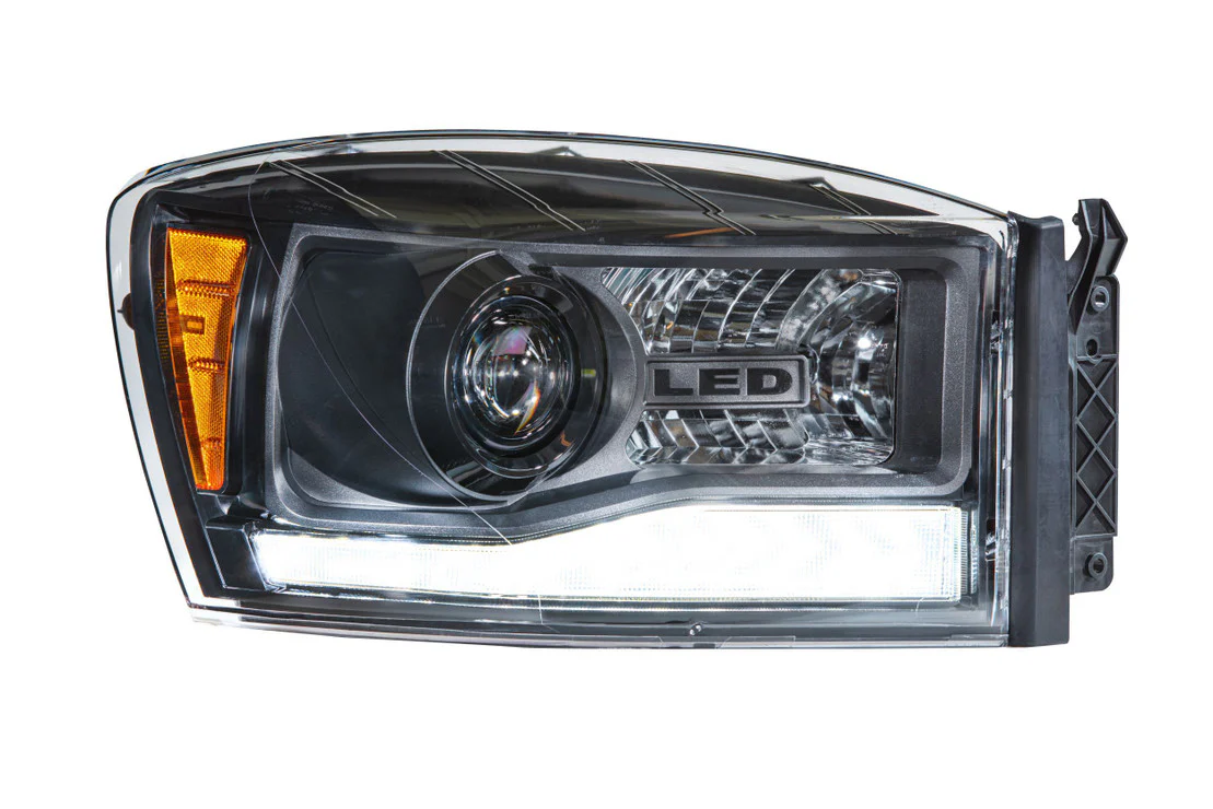 2006-2008 Dodge Ram 1500 2500 LED DRL Projector Headlights - 2013+ Replica Design - Image 7