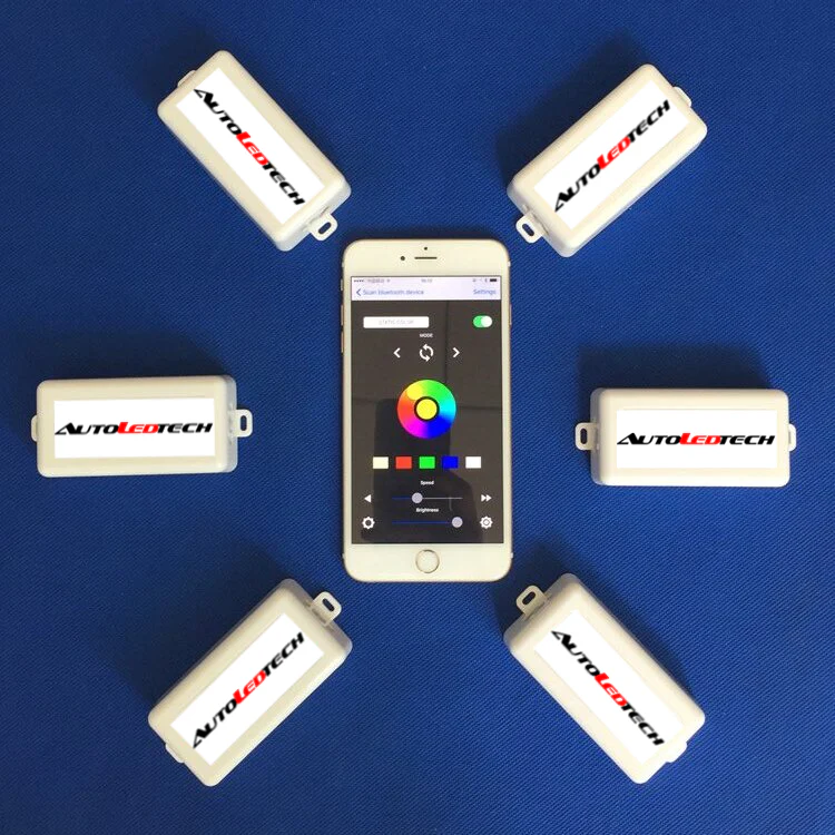 2007-2014 GMC Sierra RGBW Flow Series LED Halo Kit - Image 6