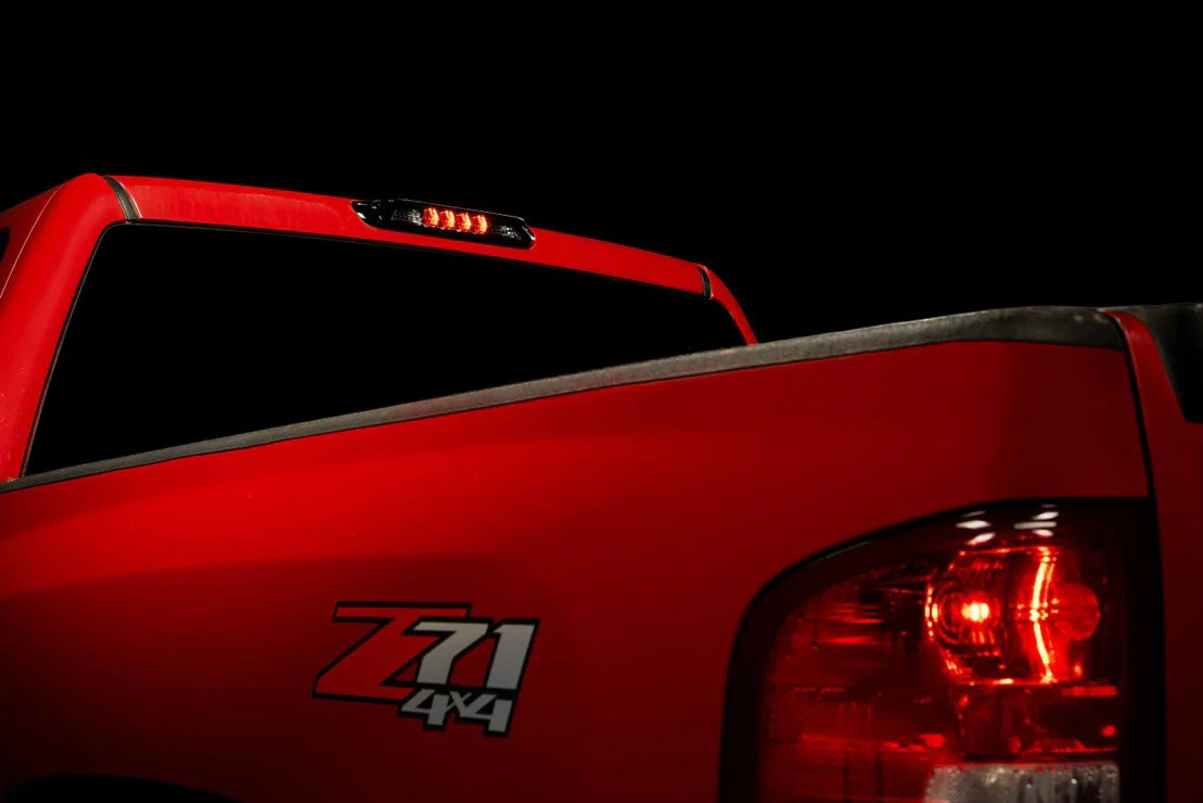 2007-2014 GMC Chevy Sierra Silverado Smoked LED 3rd Brake Light - Image 12