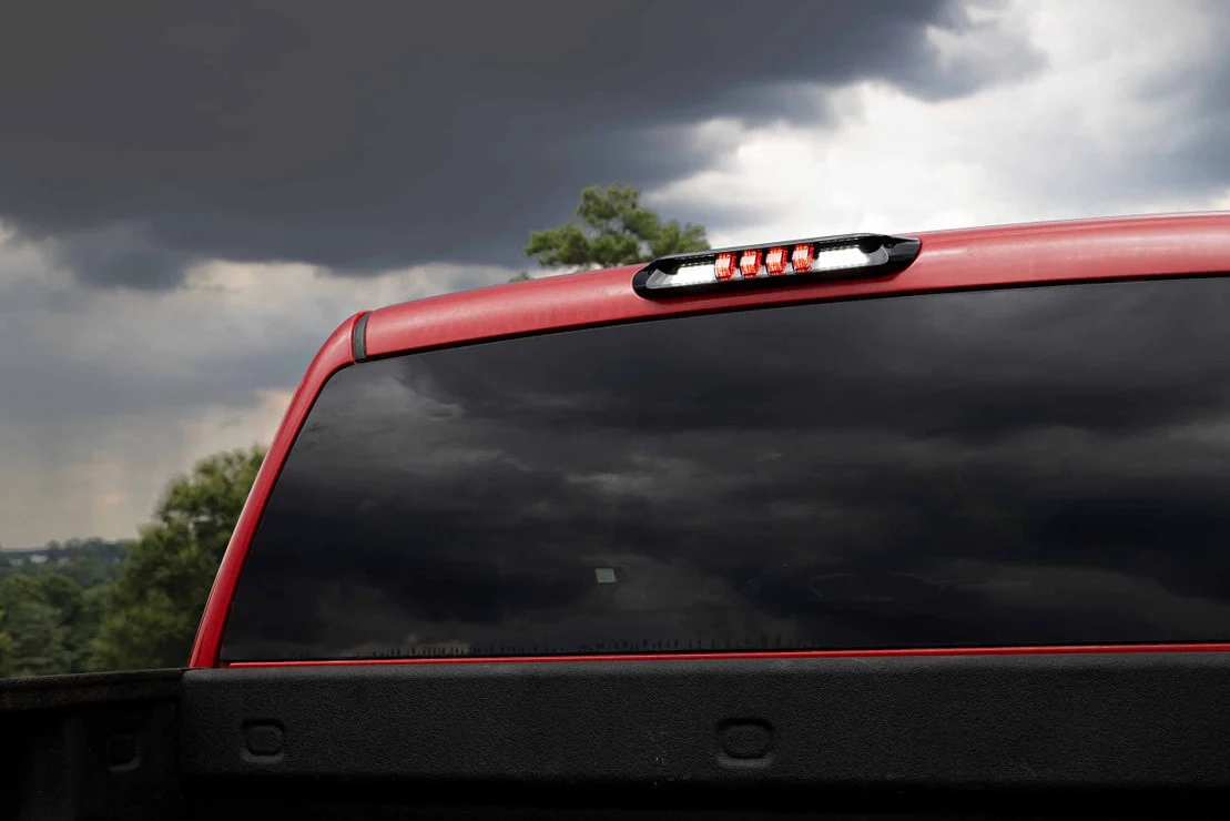 2007-2014 GMC Chevy Sierra Silverado Smoked LED 3rd Brake Light - Image 8