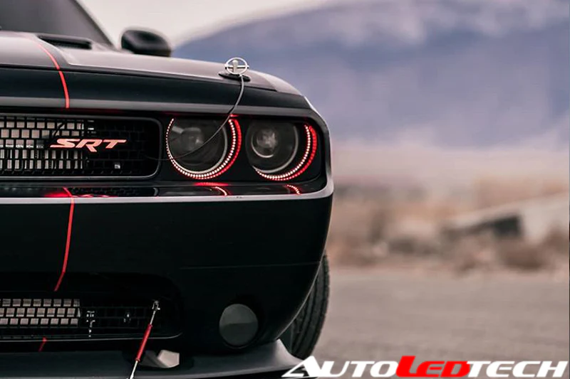 2008-2014 Dodge Challenger RGBW Flow Series LED Halo Kit - Image 10