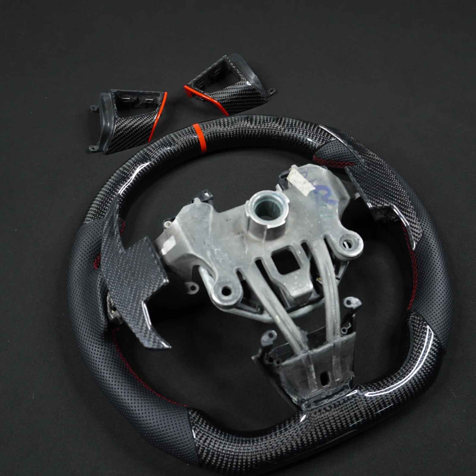 2008-2015 Cadillac V2 CTS-V CTS Carbon Fiber Steering Wheel - Image 24