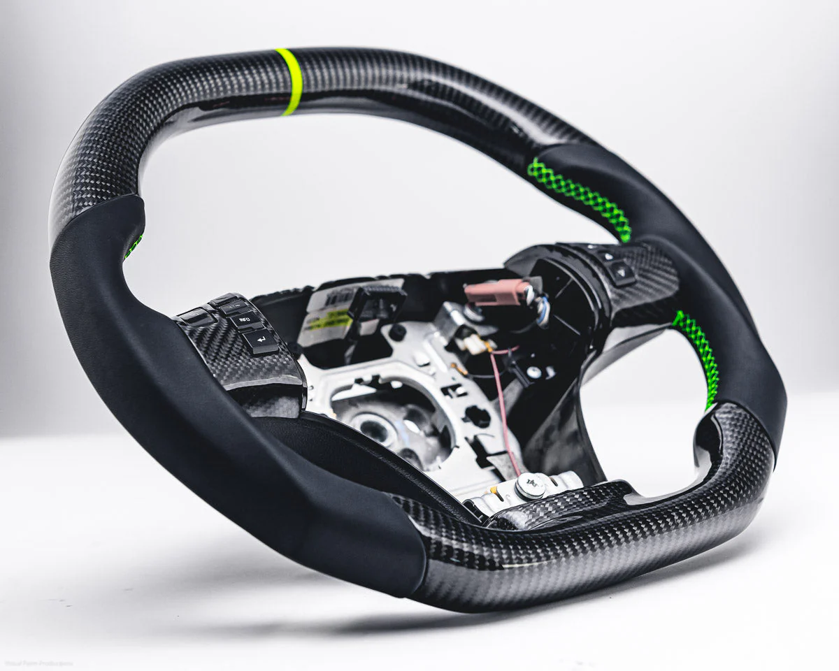 2008-2015 Cadillac V2 CTS-V CTS Carbon Fiber Steering Wheel - Image 28