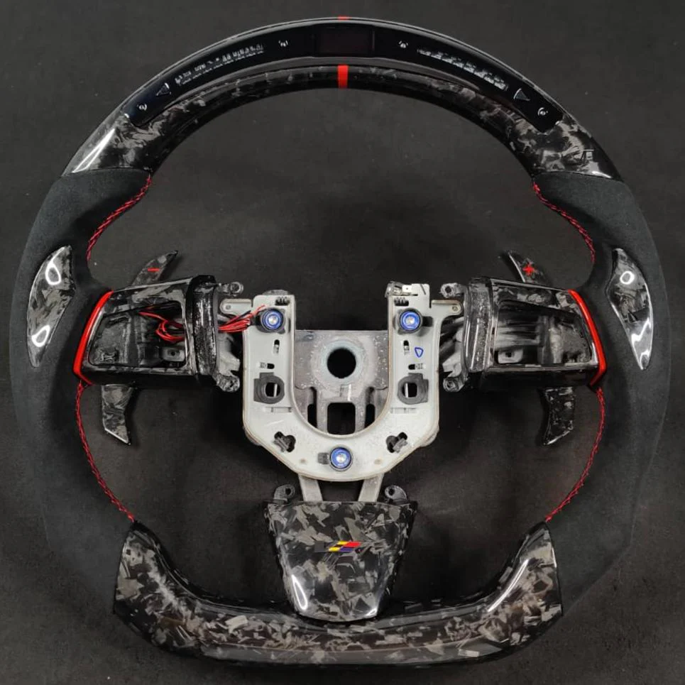 2008-2015 Cadillac V2 CTS-V CTS Carbon Fiber Steering Wheel - Image 3