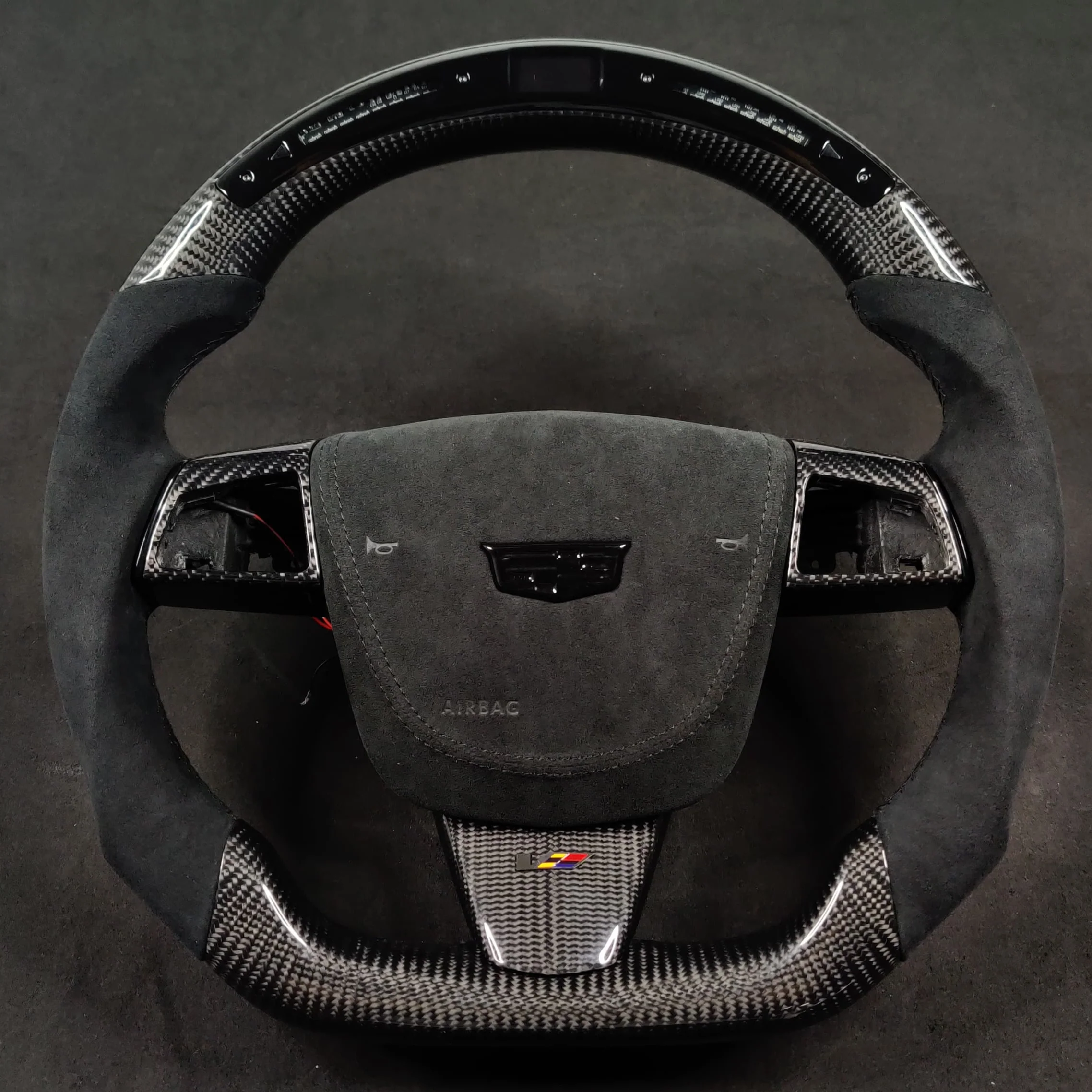 2008-2015 Cadillac V2 CTS-V CTS Carbon Fiber Steering Wheel - Image 4