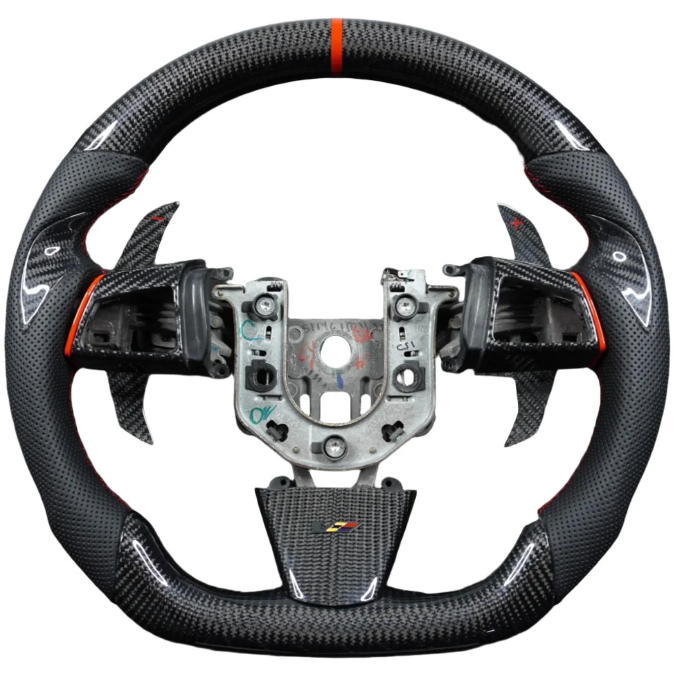 2008-2015 Cadillac V2 CTS-V CTS Carbon Fiber Steering Wheel - Image 5