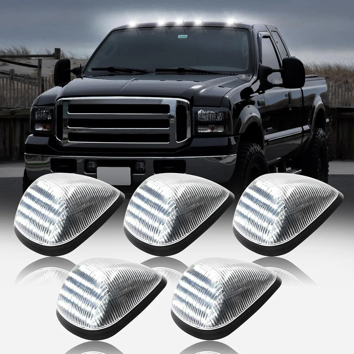 2008-2016 Ford F250 Super Duty Switchback LED Smoked Mirror Lights - Image 11