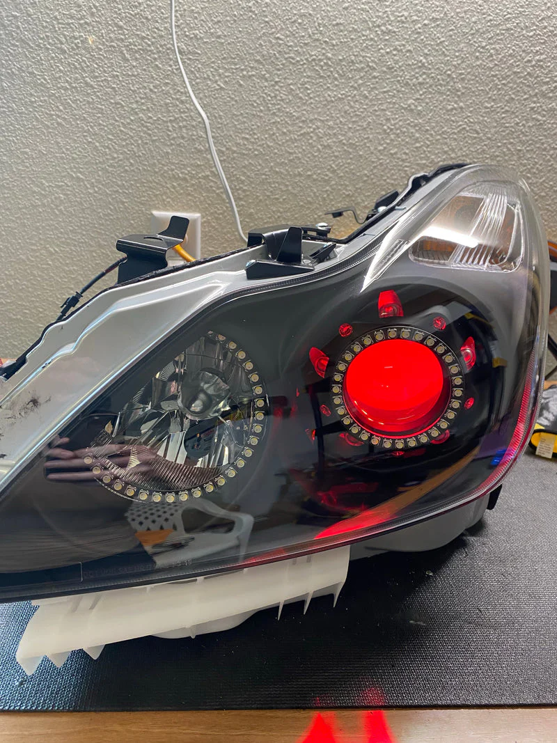 2007-2015 Infiniti G37/Q40/Q60 RGBW Flow Series Halo Kit - Image 17