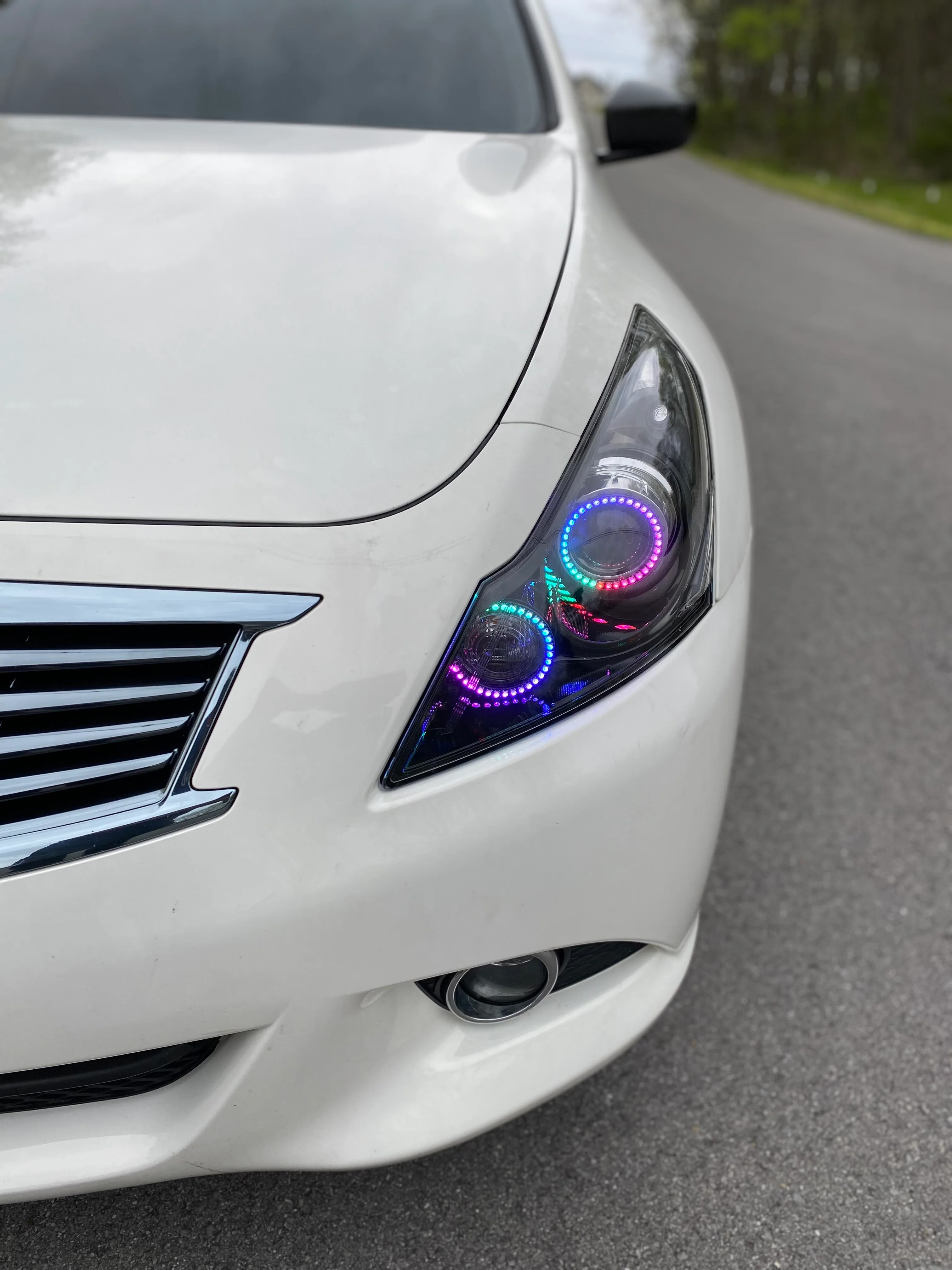 2007-2015 Infiniti G37/Q40/Q60 RGBW Flow Series Halo Kit - Image 19