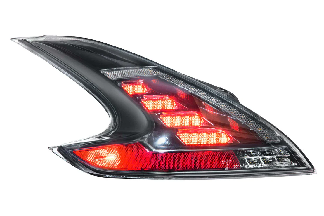 2008-2020 Nissan 370z Smoked LED Tail Light Assemblies - Image 5