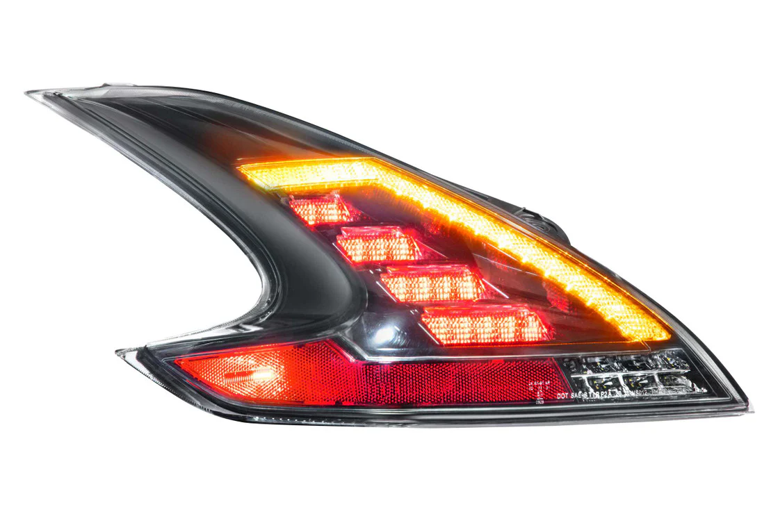 2008-2020 Nissan 370z Smoked LED Tail Light Assemblies - Image 6