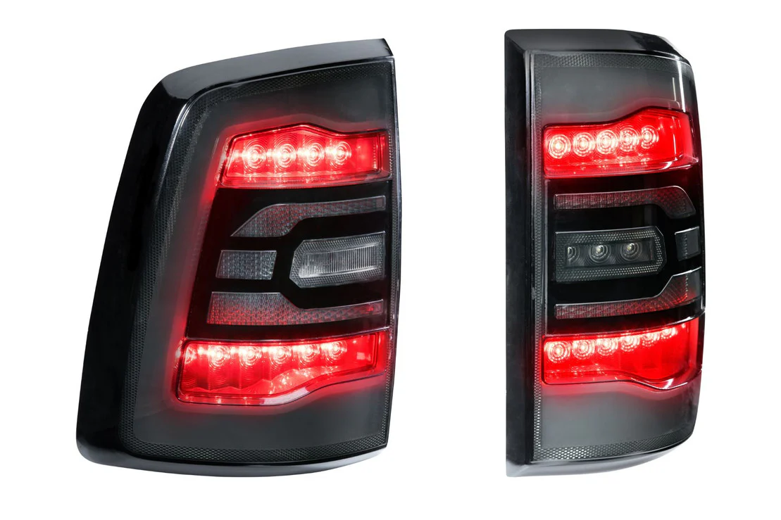 2009-2018 Dodge Ram LED DRL Tri-Beam Projector Facelift Headlights - Image 16