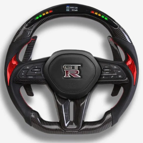 2009-2020 Nissan 370z Custom Carbon Fiber Steering Wheel - Image 16