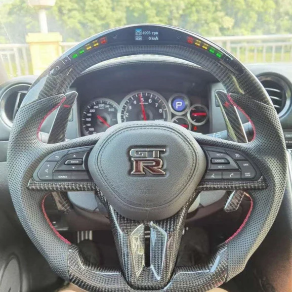 2009-2020 Nissan 370z Custom Carbon Fiber Steering Wheel - Image 25
