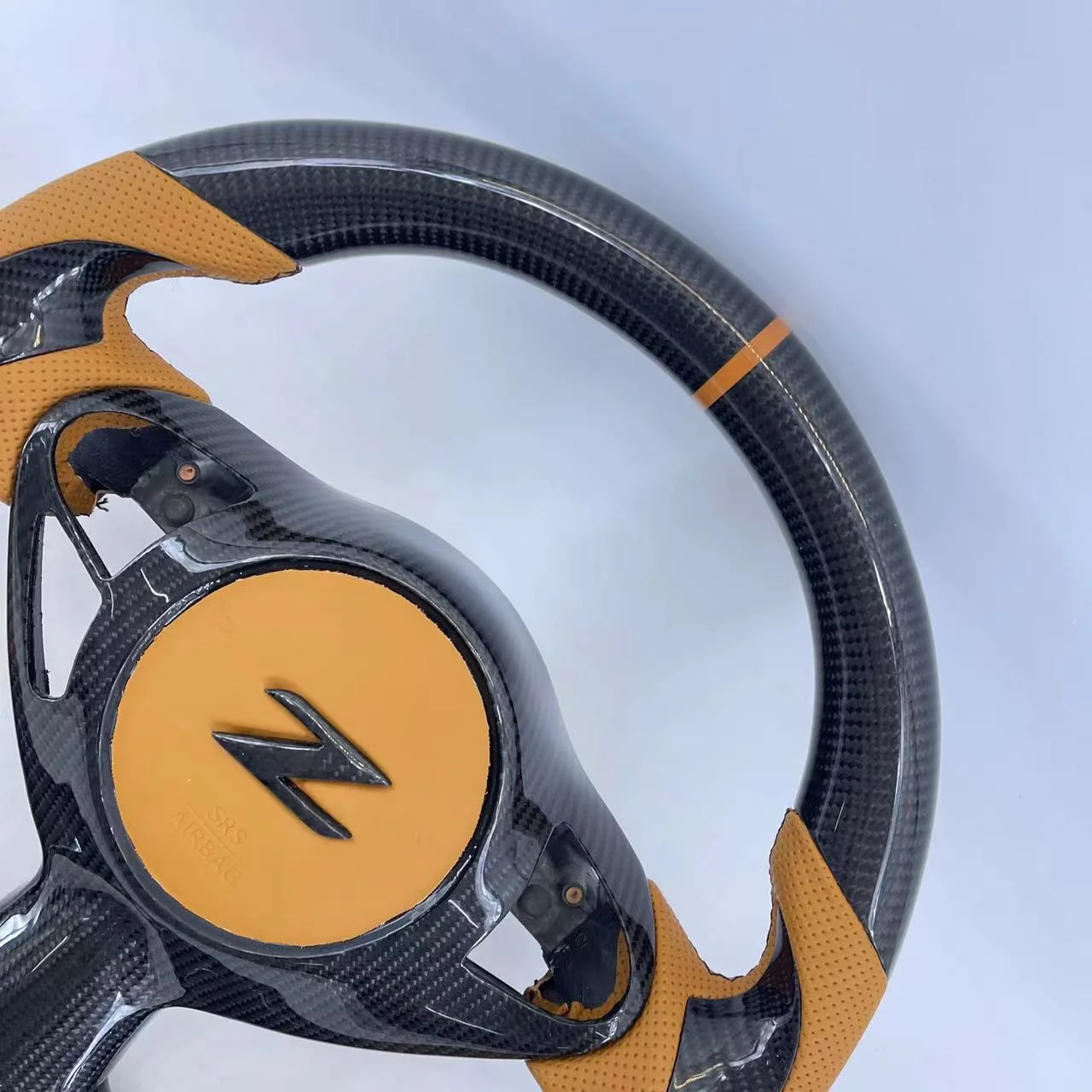 2009-2020 Nissan 370z Custom Carbon Fiber Steering Wheel - Image 4