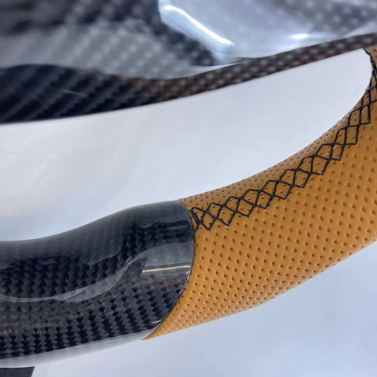 2009-2020 Nissan 370z Custom Carbon Fiber Steering Wheel - Image 8